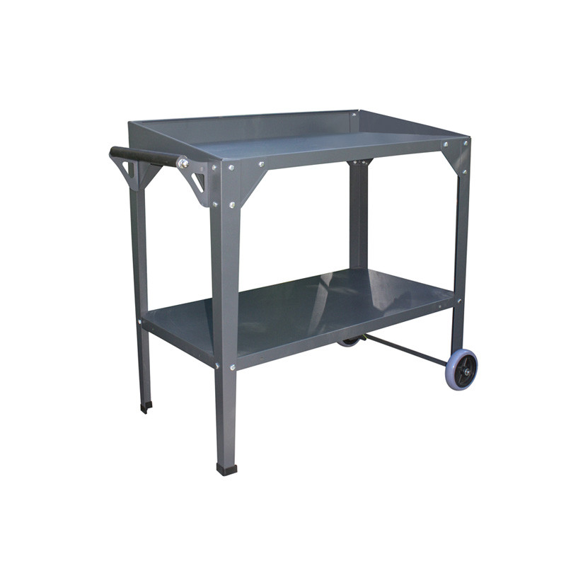 DCB - Desserte de jardin à roulettes Cucinato - acier galvanisé - Gris anthracite