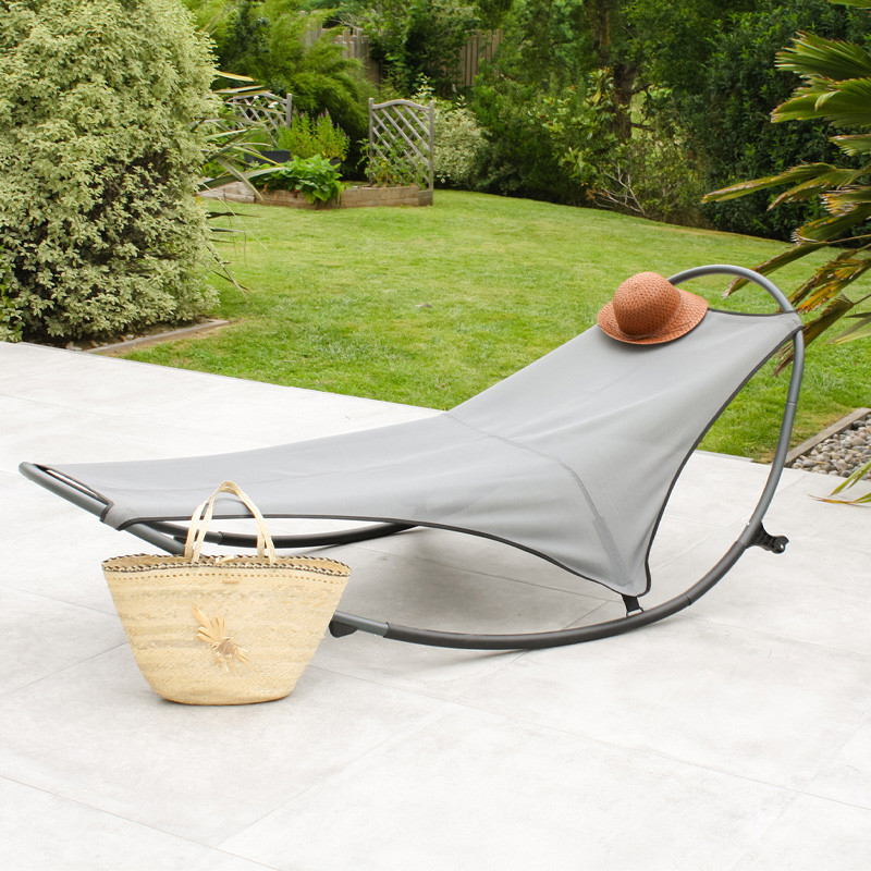DCB - Bain de soleil basculant Hendaye - Acier - Gris