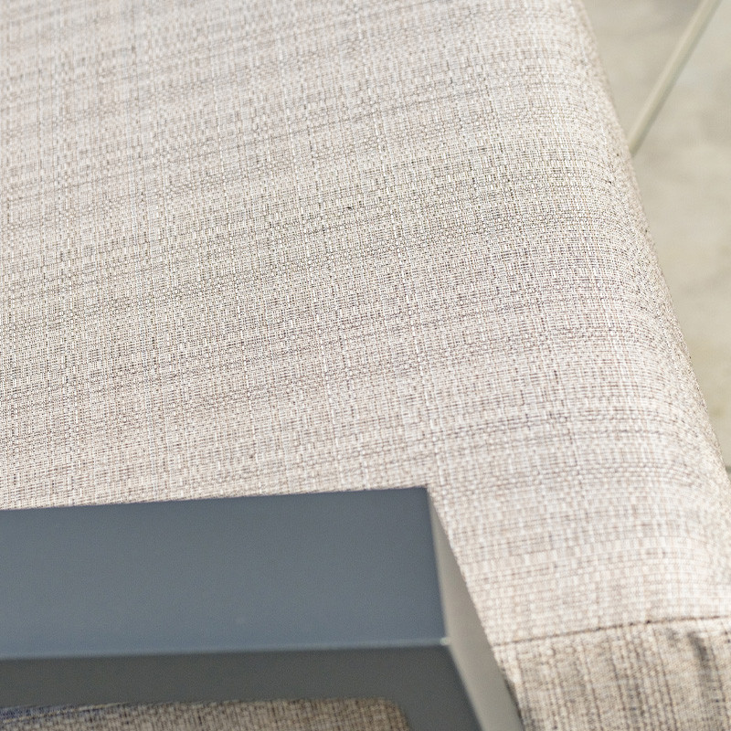 DCB - 5 plazas - Muebles de jardín bajos Ibiza - Aluminio - Gris antracita
