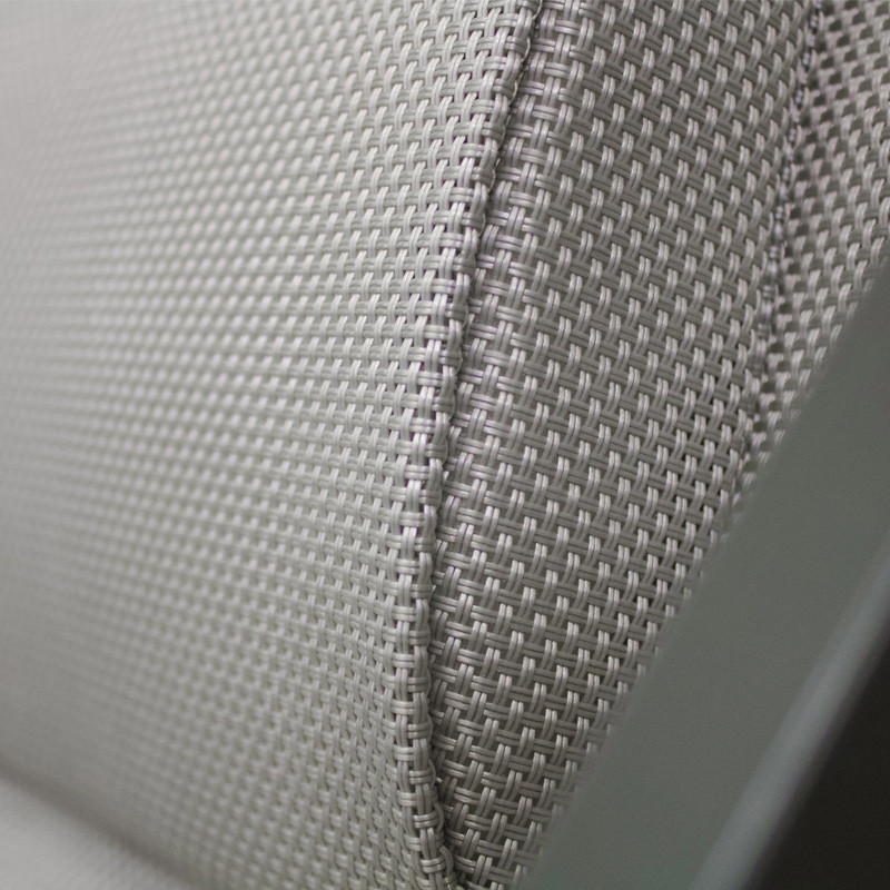 DCB - Silla de jardín plegable Julia - Textilene y Alu - Caqui