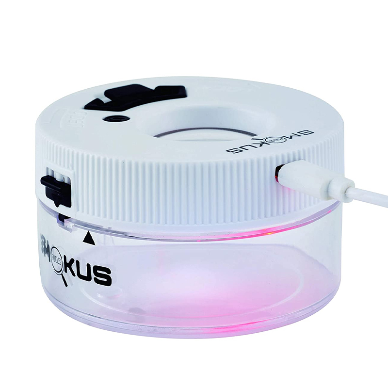 Smokus Focus - Jetpack infinity black - Luftdichter Topf mit Lupe