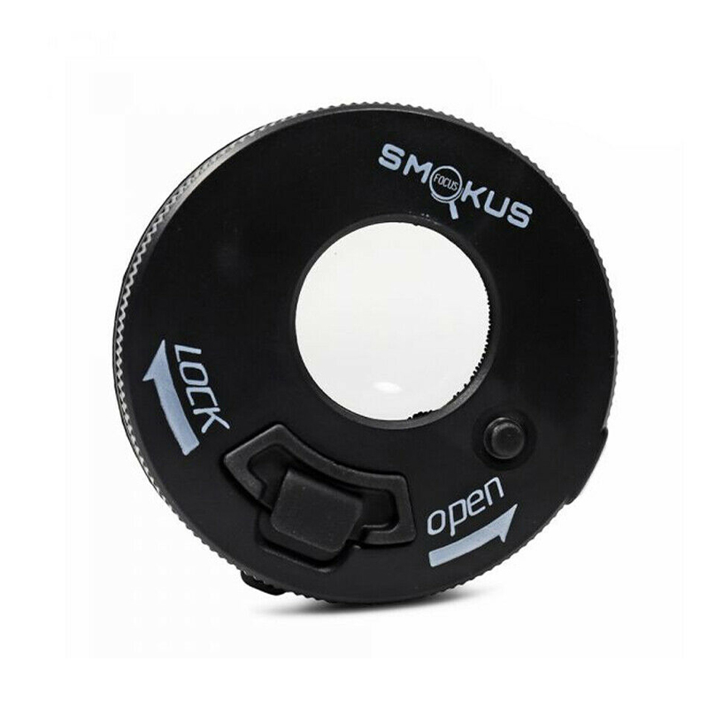 Smokus Focus - Jetpack white - Luftdichter Topf mit Lupe