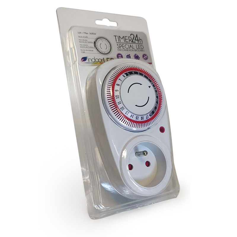 Indoorled - Programmateur Timer24h Led - 3680W