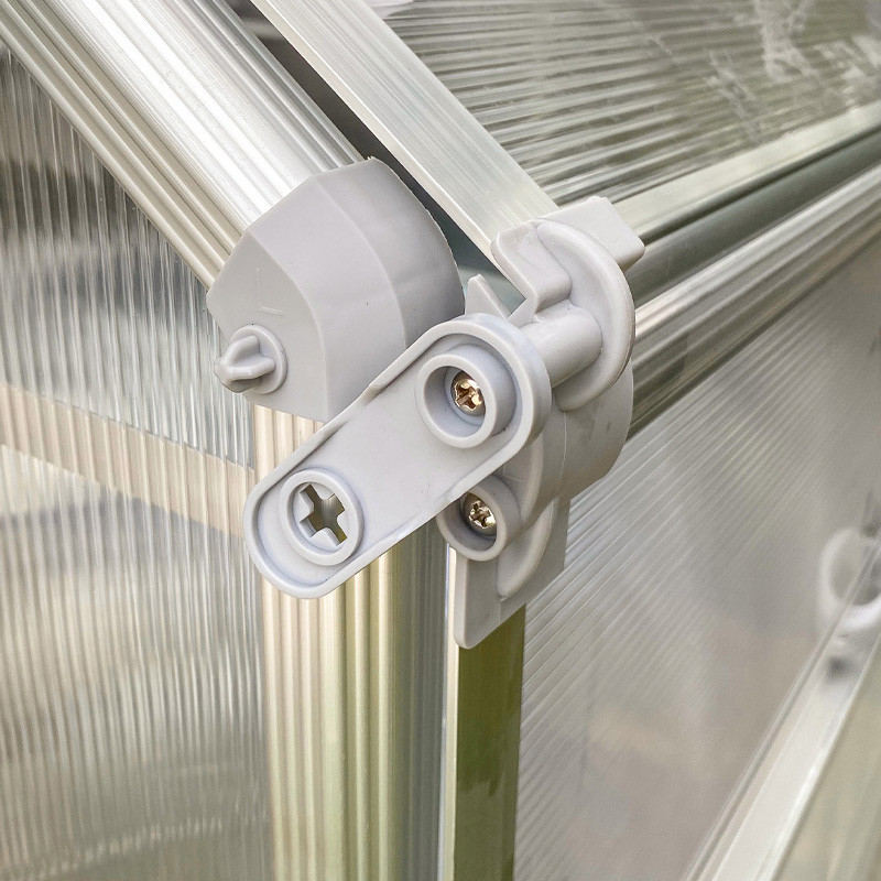 DCB - Dubbele Stretto Mini-Kas - 120x120cm - Gegalvaniseerd Staal - Wit