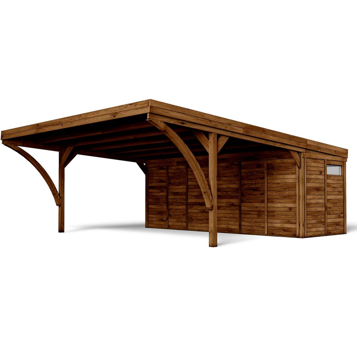 Forest Style - Carport Double Leon modern