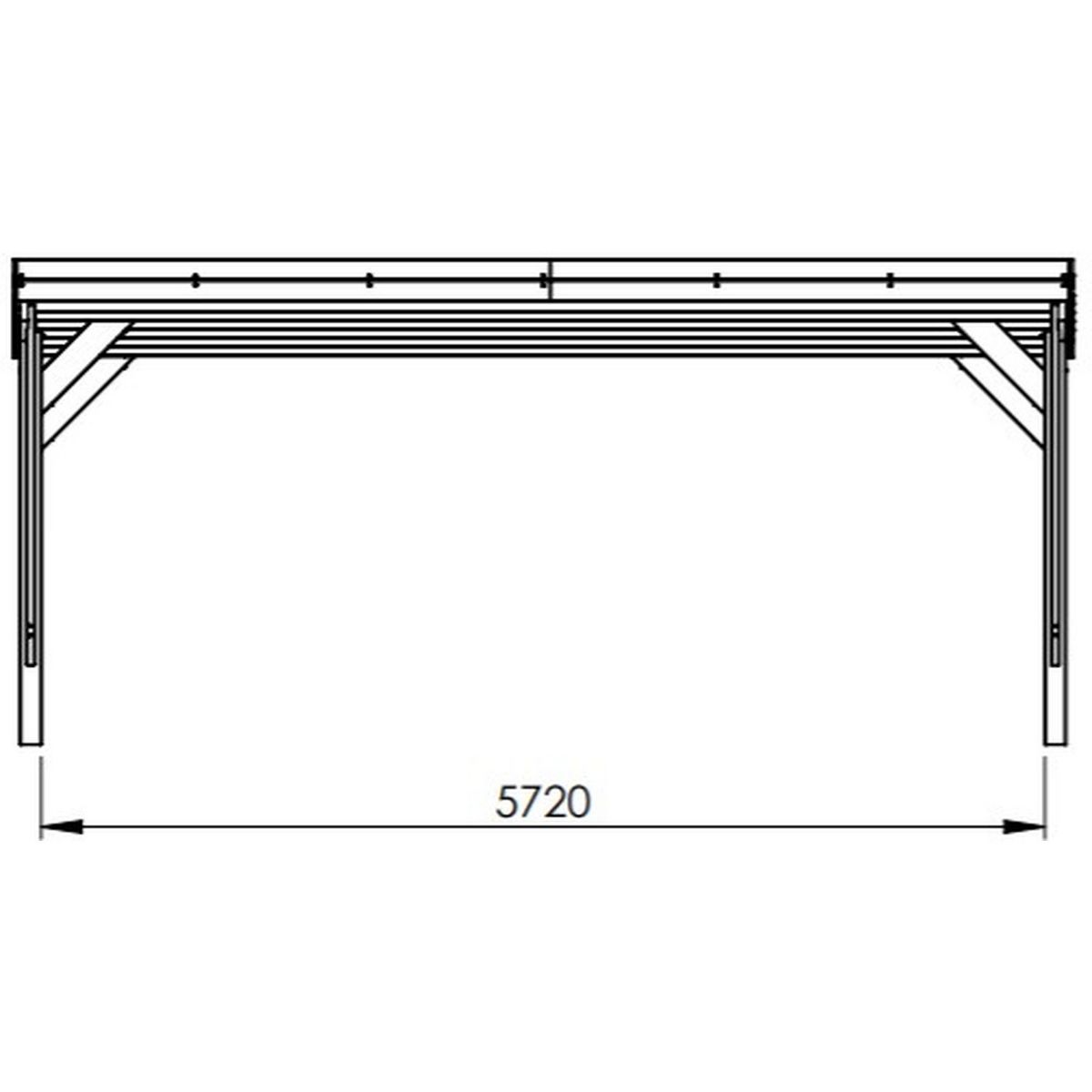 Forest Style - Carport Double Victor design