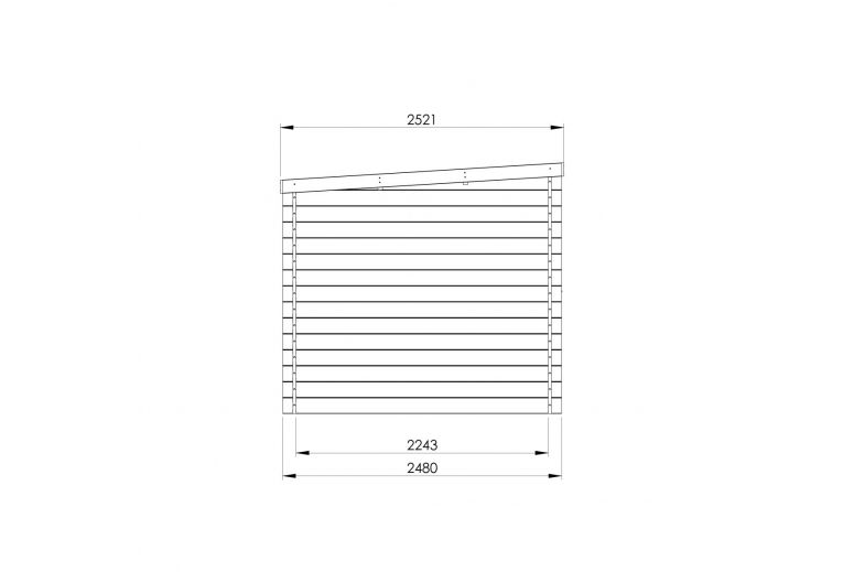 Forest Style - Abri Nicia modern - 6.2m²