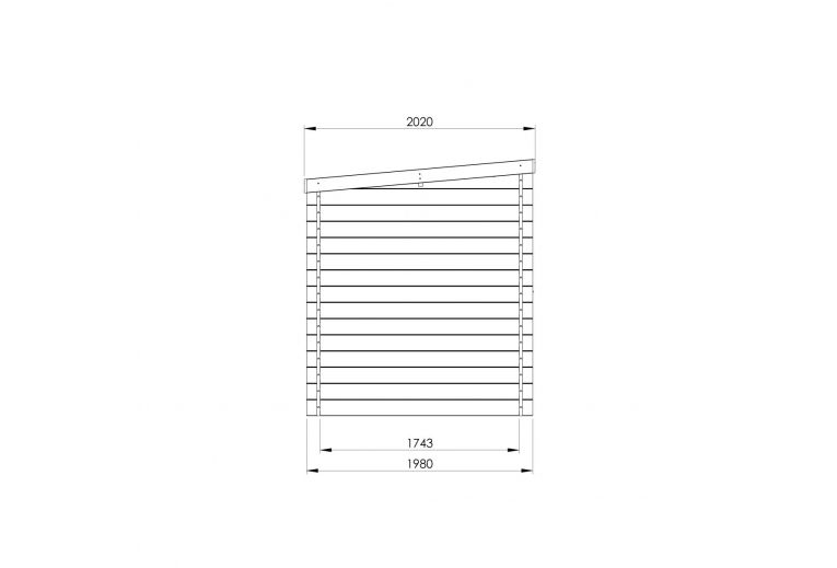 Forest Style - Abri Nicia modern - 4.0m²