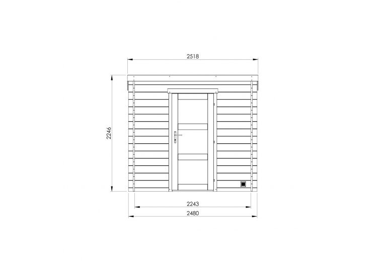 Forest Style - Abri Nicia modern - 4.0m²