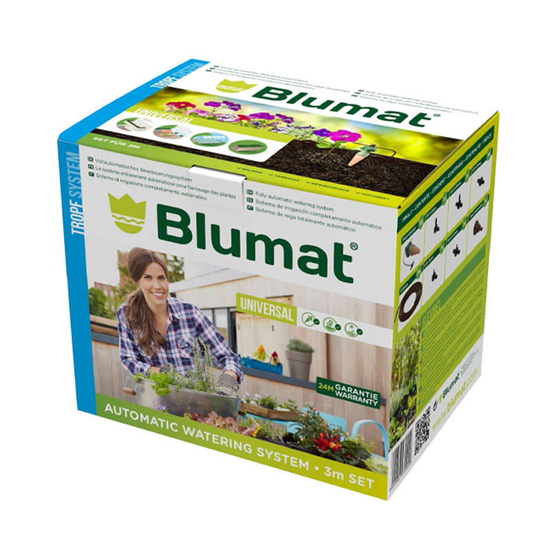 Blumat irrigation system 12 plants, without pump, without electricity, watering vacations