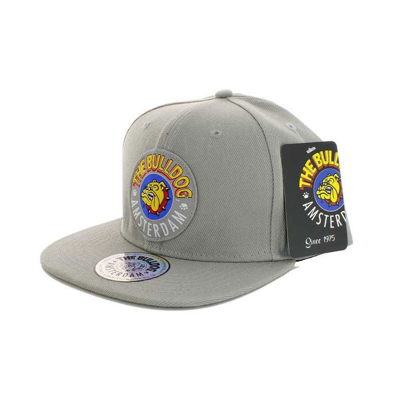 The Bulldog Amsterdam - Cappello a toppa snapback - Originale - Grigio