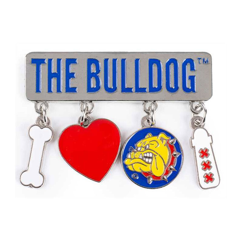 The Bulldog Amsterdam - Aimant decoratif - 4 pendants