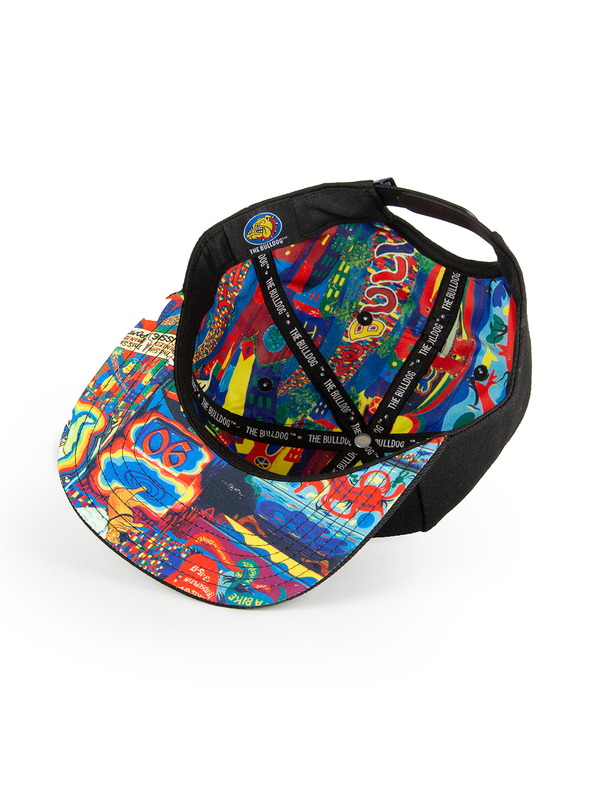The Bulldog Amsterdam - Casquette Snapback brodée - Noir