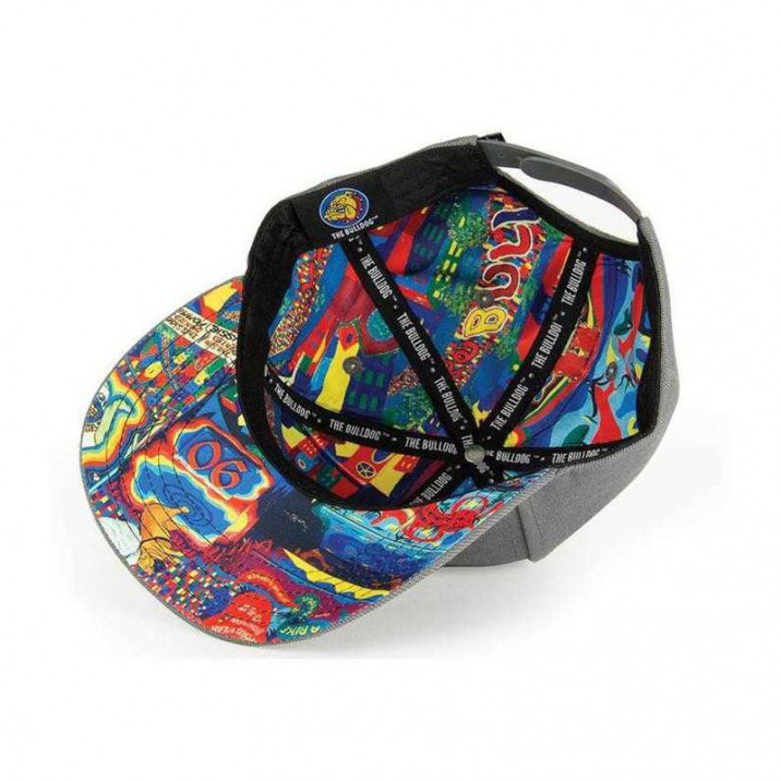 The Bulldog Amsterdam - Casquette Baseball brodée - Grise