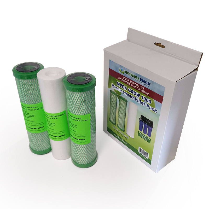 GrowMax Water - Pack Mega Grow 1000 - filtres de rechange