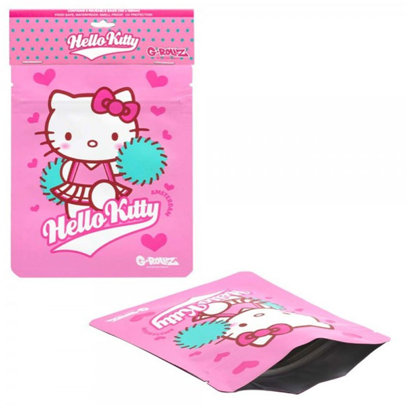 G-Rollz - Pochettes x8 stop-odeur - Hello Kitty Cheerleader - 100x125mm