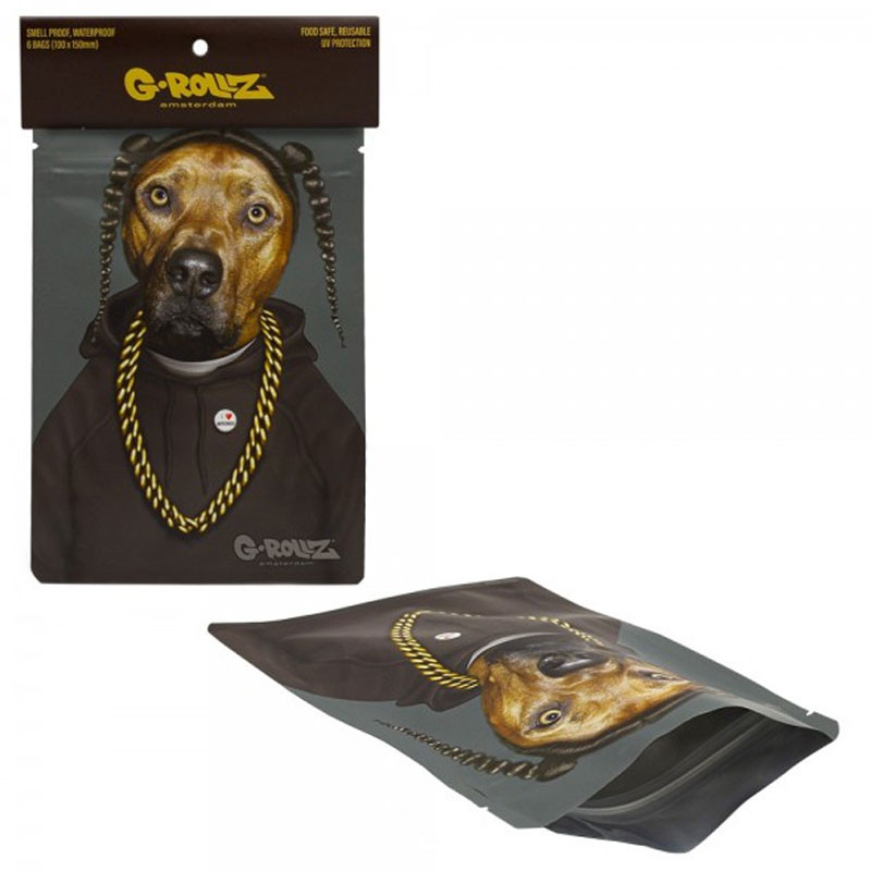 G-Rollz - Pochettes x6 stop-odeur - Rap - 100x150mm