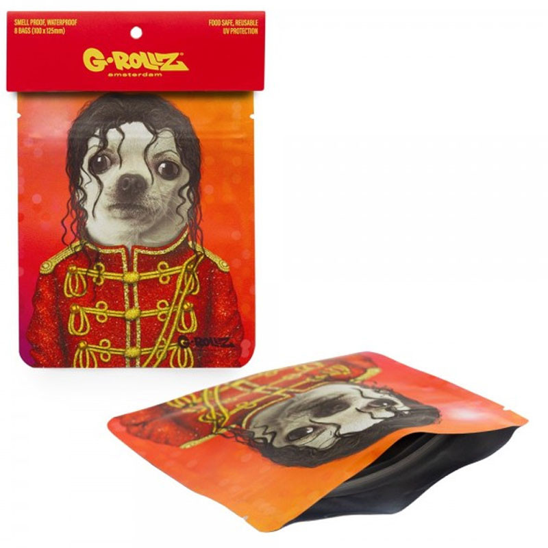G-Rollz - Pochettes x8 stop-odeur - Pop - 100x125mm