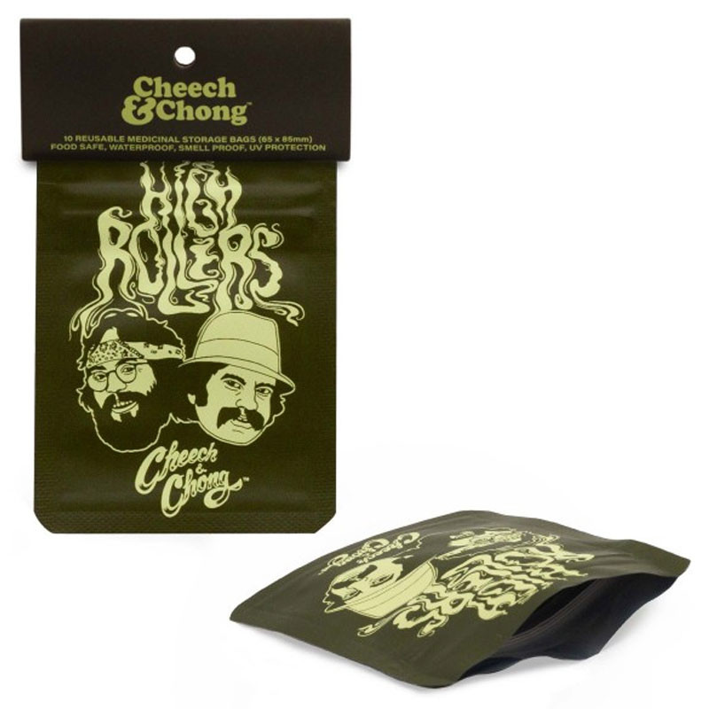 G-Rollz - Pochettes x10 stop-odeur - Cheech & Chong High Roller's - 65x85mm