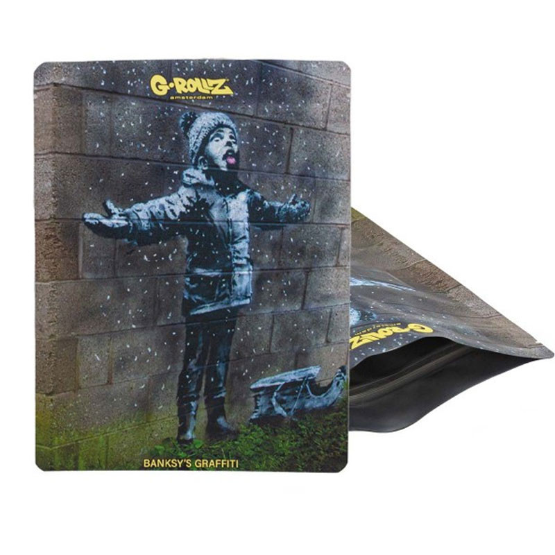 G-Rollz - Pochettes x25 stop-odeur - Bansky's Season's Greating's - 150x200mm