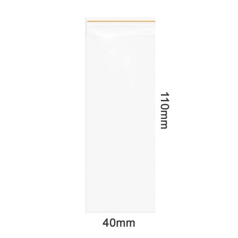 Sachets zippés Amsterdam -10x10 stop-odeur 40x110mm 70 micron jaune