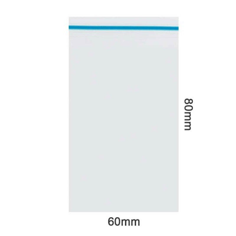 Sachets zippés Amsterdam - 10x10 stop-odeur 60x80mm 70 micron bleu