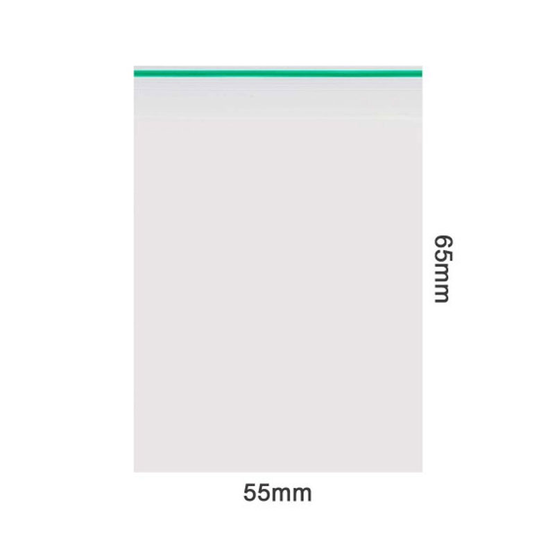 Sachets zippés Amsterdam - 10x10 stop-odeur 55x65mm 50 micron vert