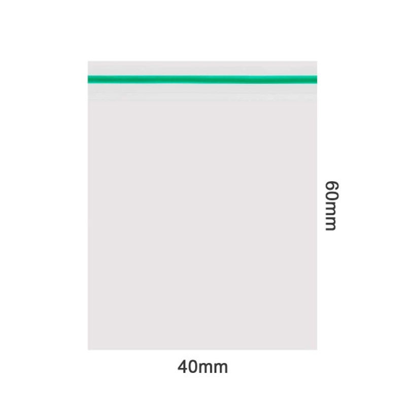 Sachets zippés Amsterdam - 10x10 stop-odeur 40x60mm 50 micron vert