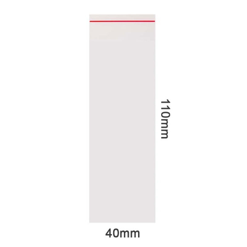Sachets zippés Amsterdam - 10x10 stop-odeur 40x110mm 90 micron rouge