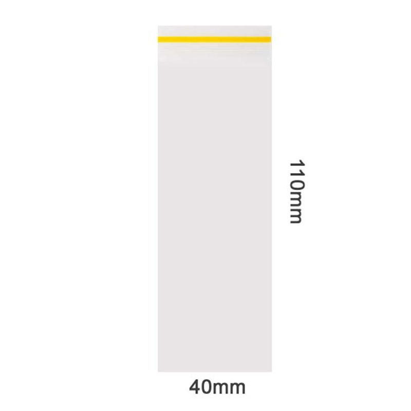 Borse con cerniera Amsterdam - 10x10 fermi di odore 40x110mm 50 micron giallo
