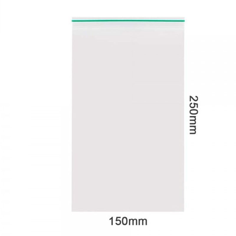 Sachets zippés Amsterdam - 10x10 stop-odeur 150x250mm 50 micron vert