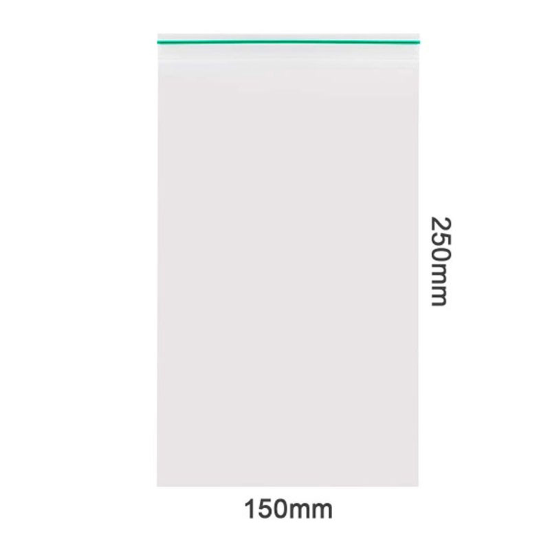 Sachets zippés Amsterdam - 10x10 stop-odeur 100x150mm 50 micron vert