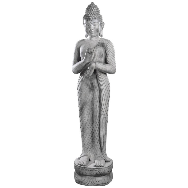 Hairie-Grandon - Déesse Hindou H 156 cm - Ton gris - - à l'unité
