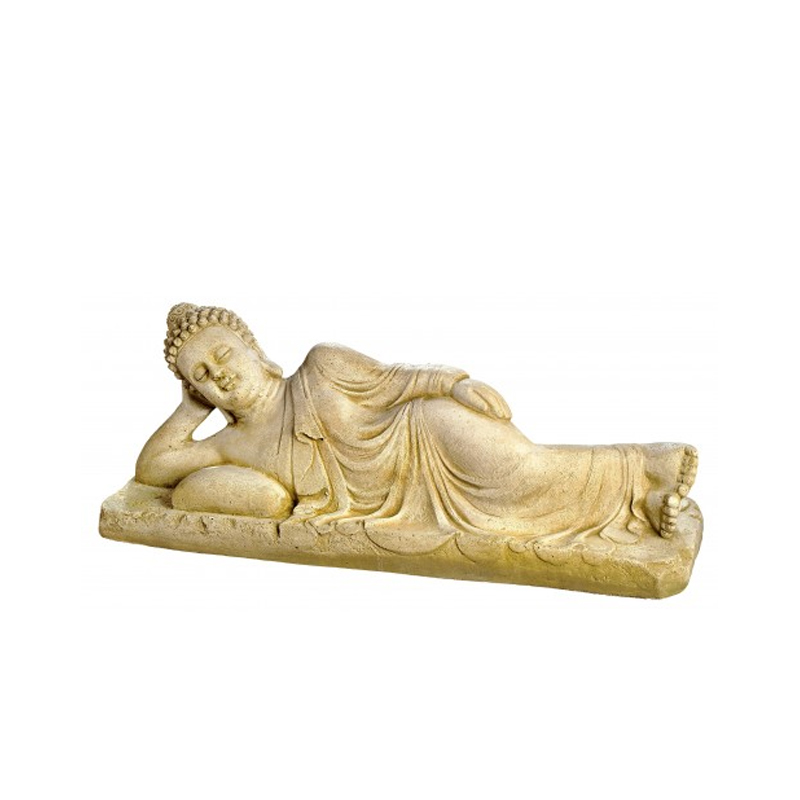 Hairie-Grandon - Bouddha couché MM - Ton patiné - L 72 cm - à l'unité