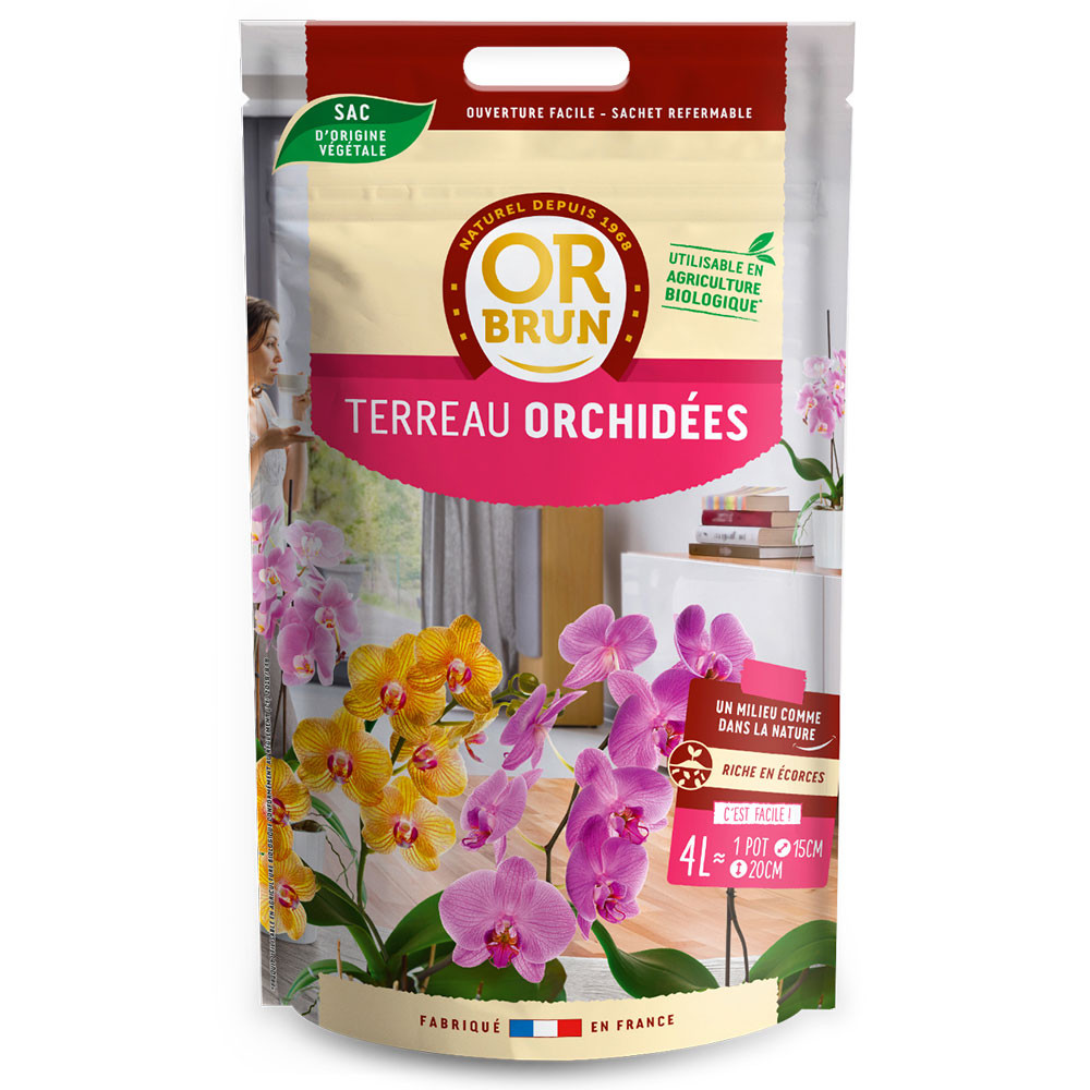Or Brun - Orchids - 4L - Soil