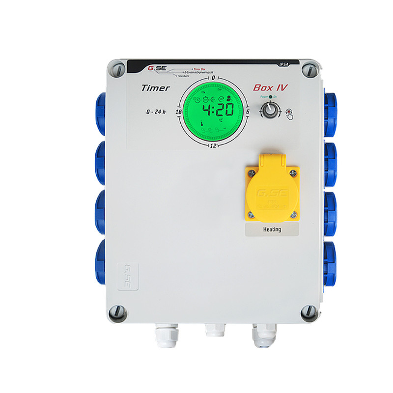 GSE - Timer box 8 prises + chauffage 4'600W