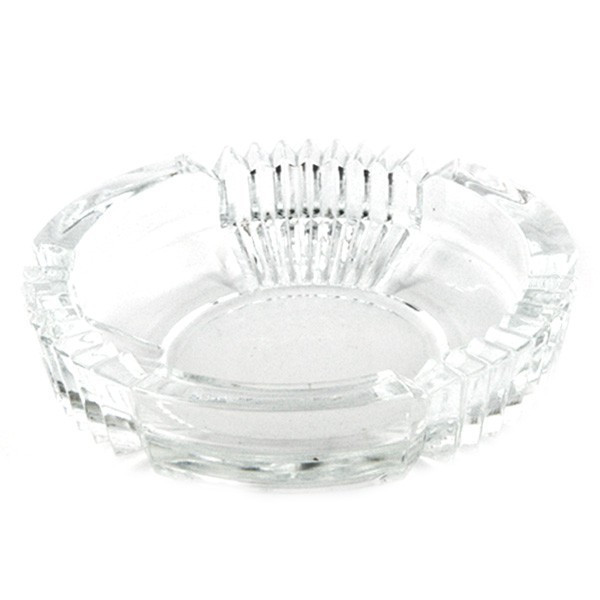 Cendrier En Verre Rond 20 cm