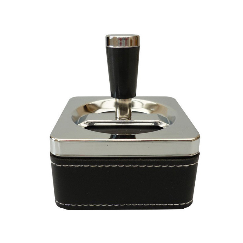 SQUARE PUSH ASHTRAY