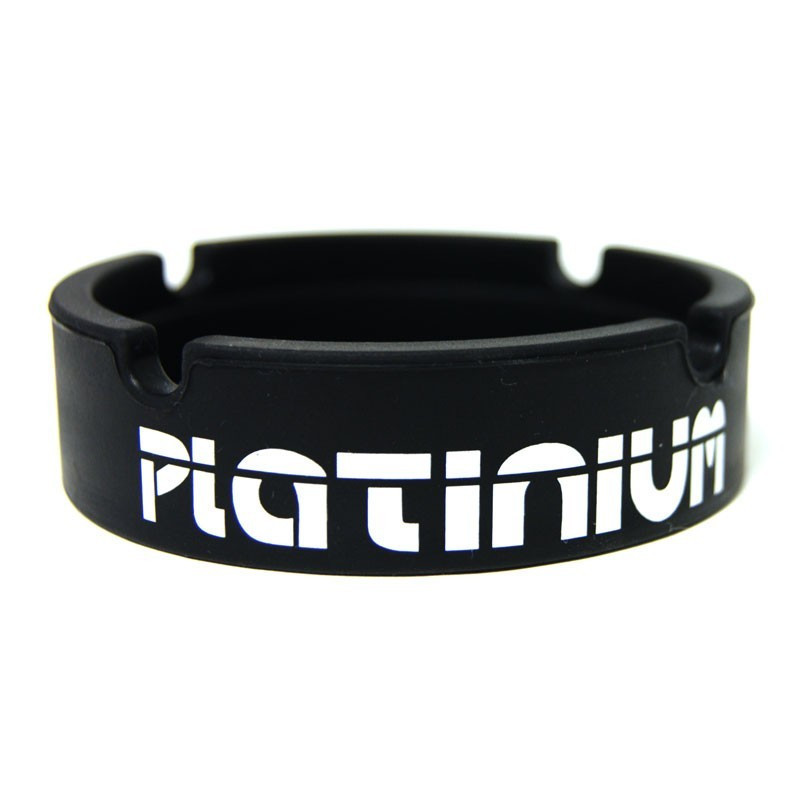 Cendrier silicone noir - Platinium