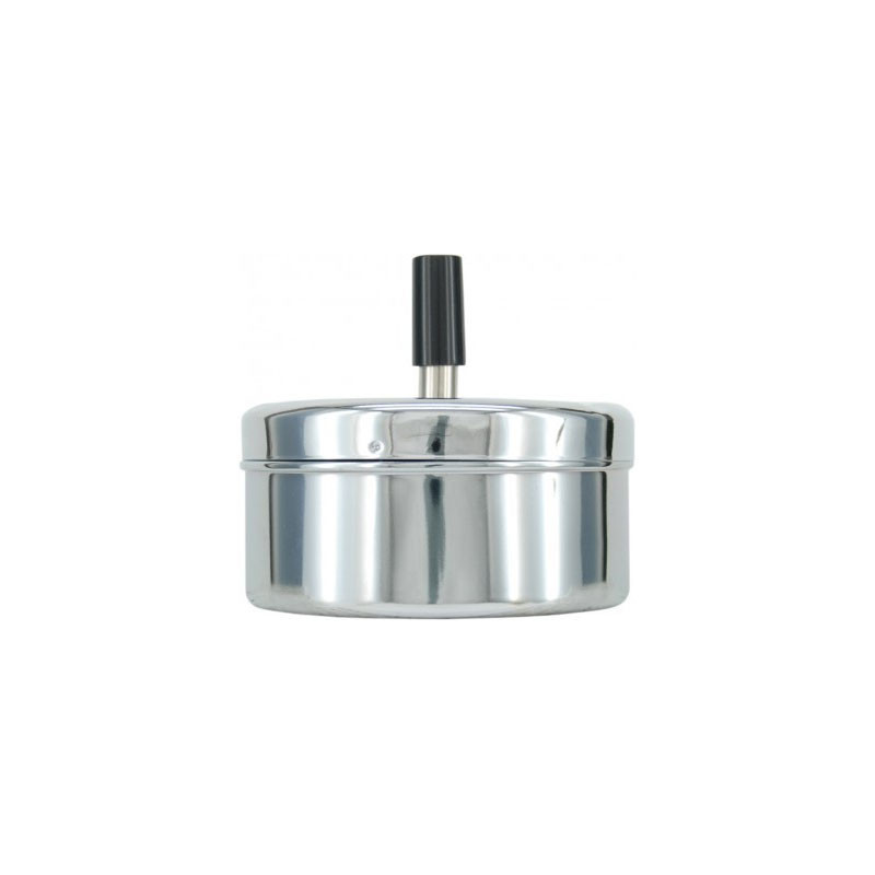Cendrier poussoir en metal - 11cm