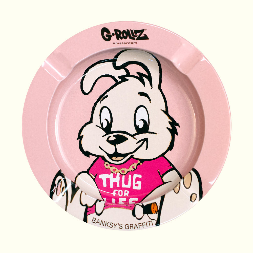 G-Rollz - Cendrier Banksy's Graffiti - Lapin - 13.5cm