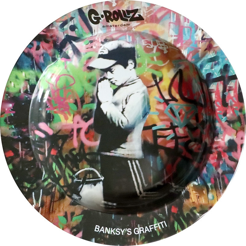 G-Rollz - Cendrier Banksy's Graffiti - Priere enfant - 13.5cm