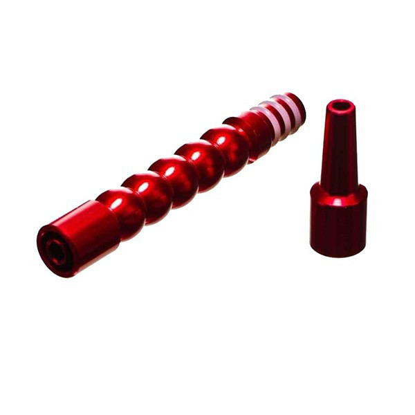 Embout Adaptateur pour Canule Silicone - Metal Rouge