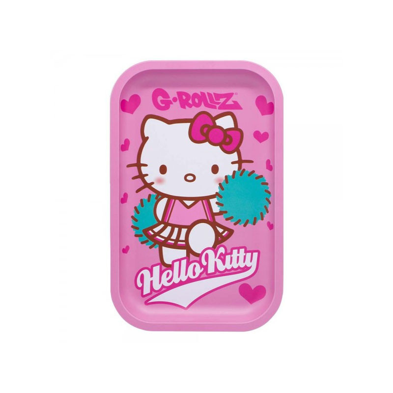 G-rollz - Plateau design métal - Médium - Hello Kitty Cheerleader - 27,5x17,5cm