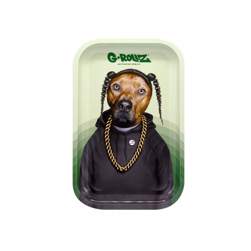 G-rollz - Plateau design métal - Médium - Rap - 27,5x17,5cm