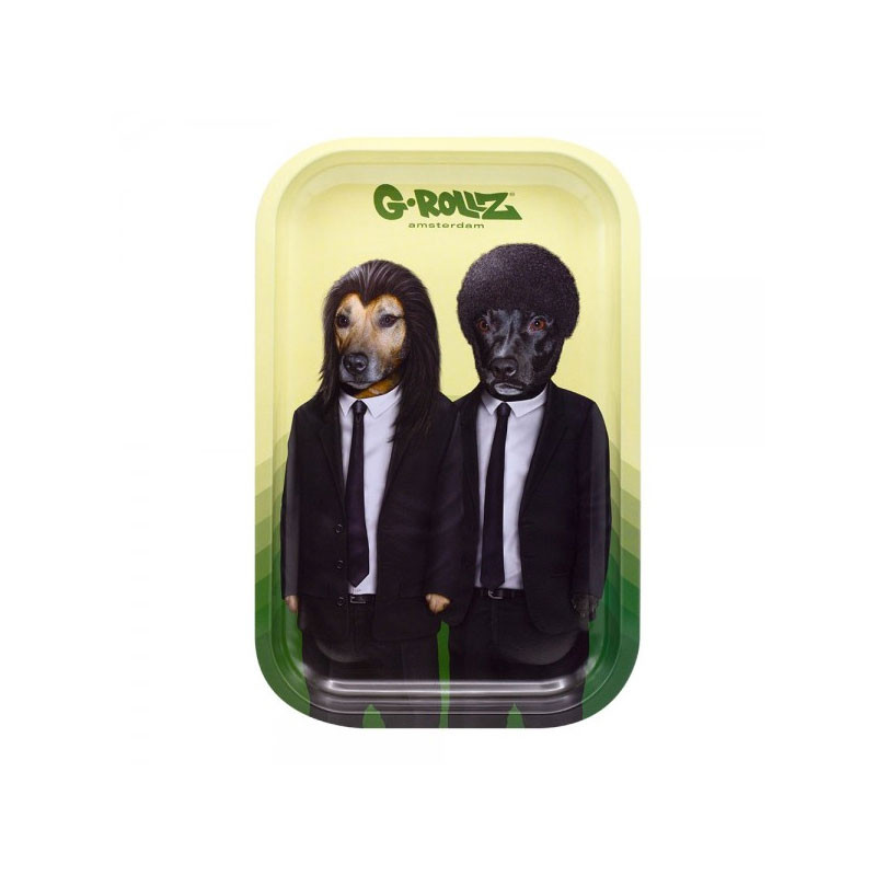 G-rollz - Plateau design métal - Médium - Hit Dogs - 27,5x17,5cm