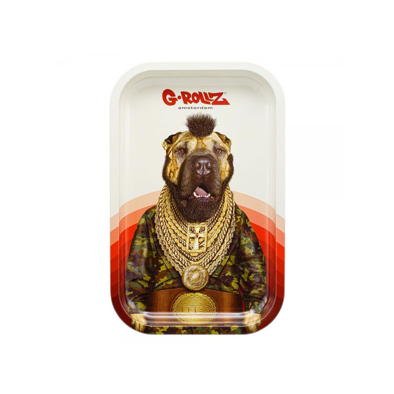 G-rollz - Design metal tray - Medium - Fool - 27.5x17.5cm