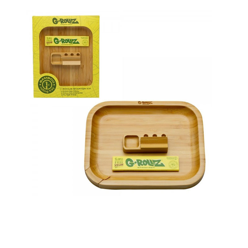 G-rollz - Plateau en bamboo - Classic mini - 20x16cm