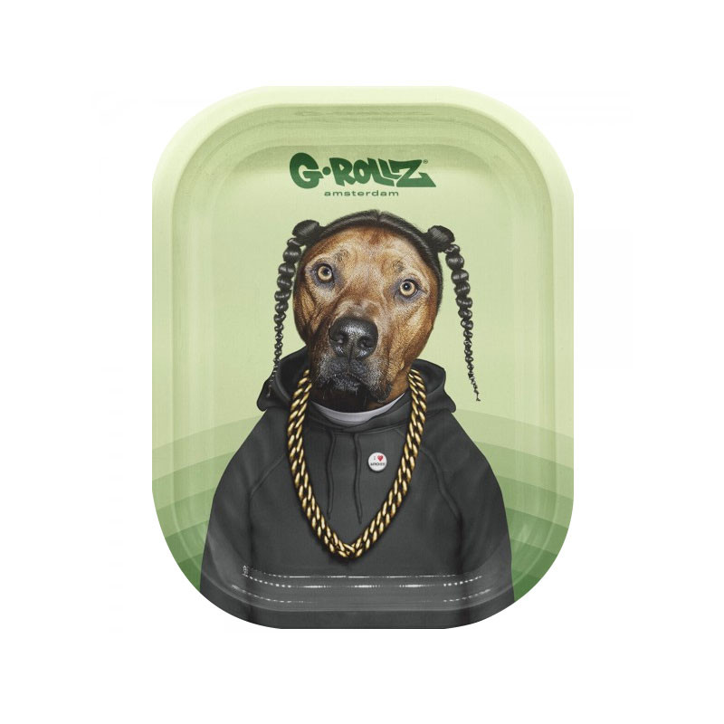 G-rollz - Plateau design métal - Small - Rap - 14x18cm