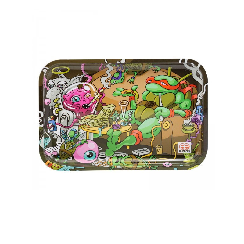 G-rollz - Plateau design métal - Ninja Pizza - 20x30cm